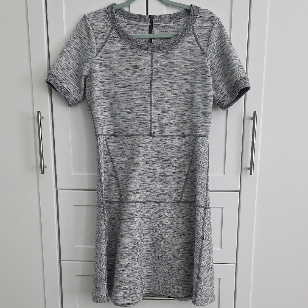 Athleta Heathered Gray Mini Dress